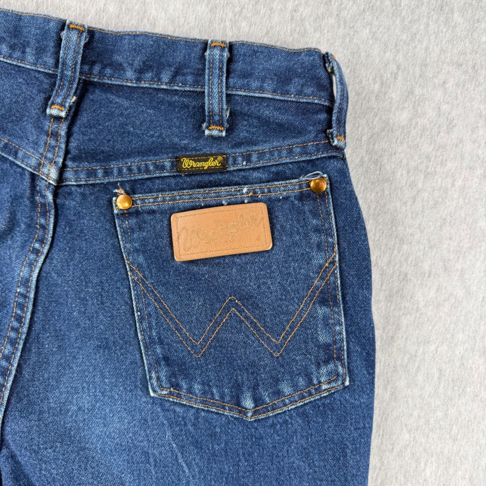 Wrangler Jeans Womens 14 Blue 13MWZ Cowboy Cut 70s Scovill Zip Denim Made In USA